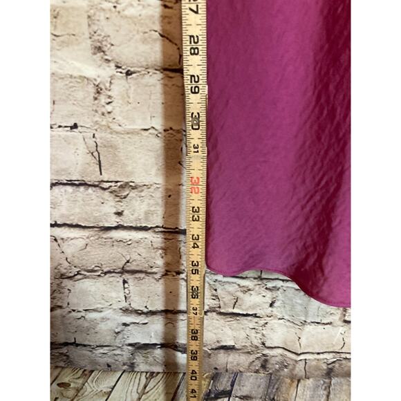 Linea Donatella Nightgown Womens‎ Medium Berry Satin & Lace Babydoll Romantic - Picture 11 of 15